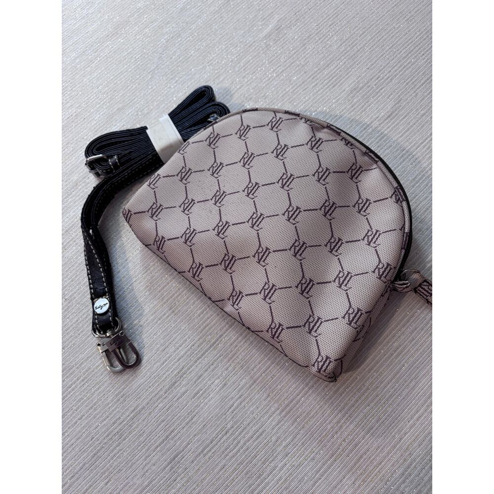 Ralph Lauren Cosmetic Bag with an "RL" Monogram & Matching Detachable Strap FALL